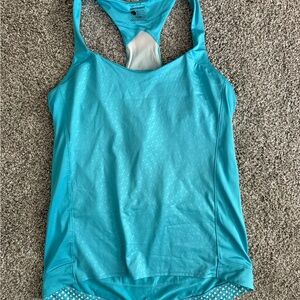 Women's Blue Bontrager Cycling Jersey Tank Top